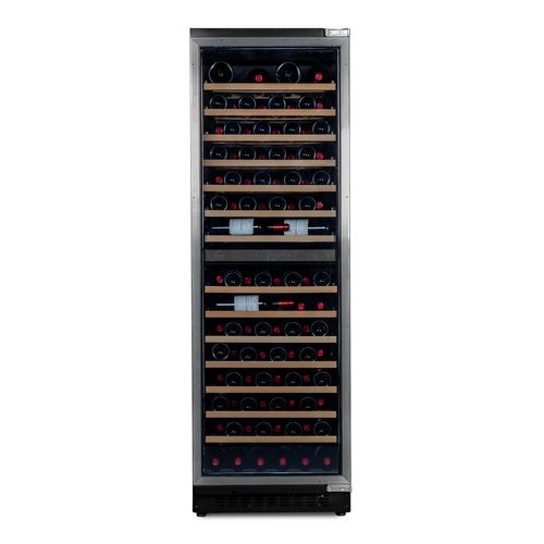 Cave à Vin 120 Bouteilles Deco-panelable à Souhait-encastrable-double Température-silencieuse