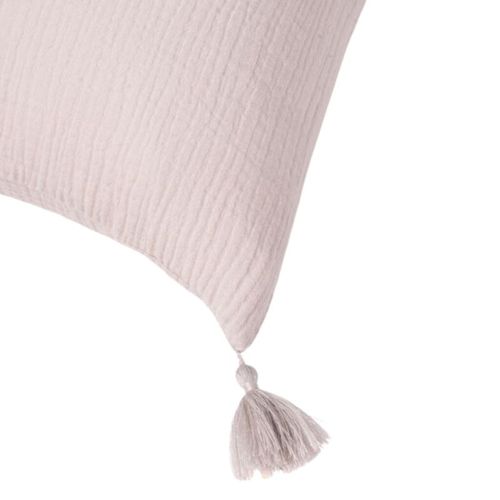 Coussin En Coton Taupe 15x60x60 Cm