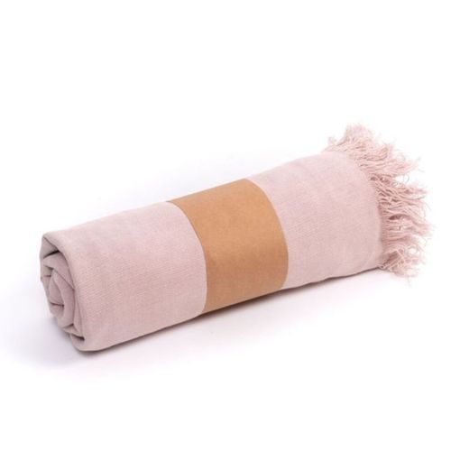 Couverture En Coton Rose 0,5x130x160 Cm