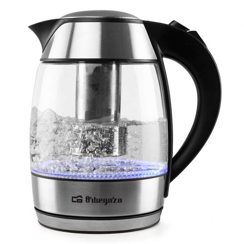 Bouilloires 8435568400603 Noir, Acier Inoxydable 1,8 L 2200 W