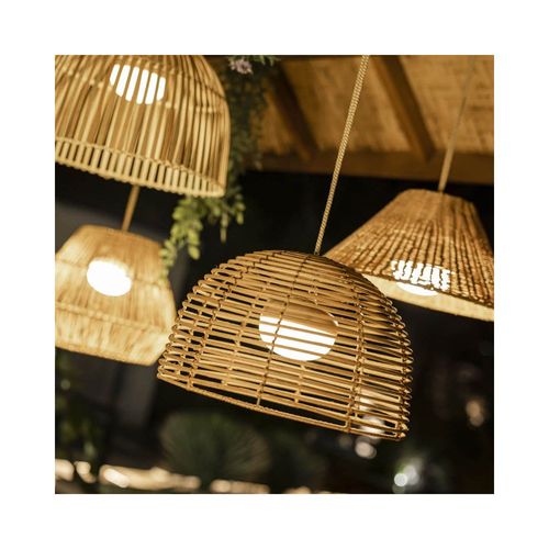 Suspension Extérieure En Rotin Avec LED Bossa Nature