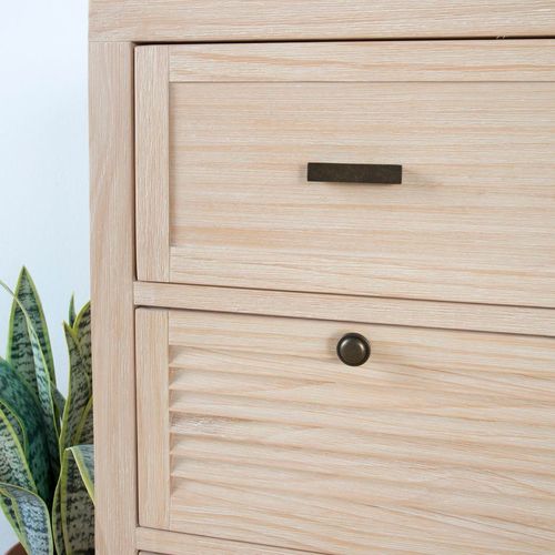 Commode En Bois Massif Naturel 100x85