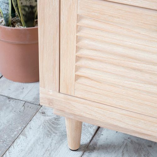 Commode En Bois Massif Naturel 100x85