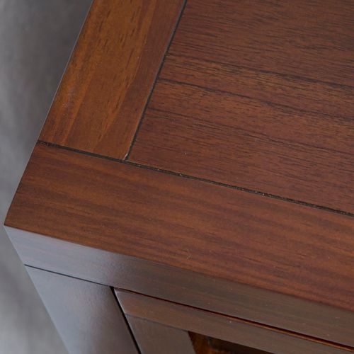 Buffet En Bois Massif Marron 110x94