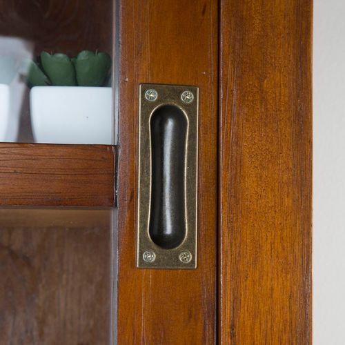 Buffet En Bois Massif Marron 145x105