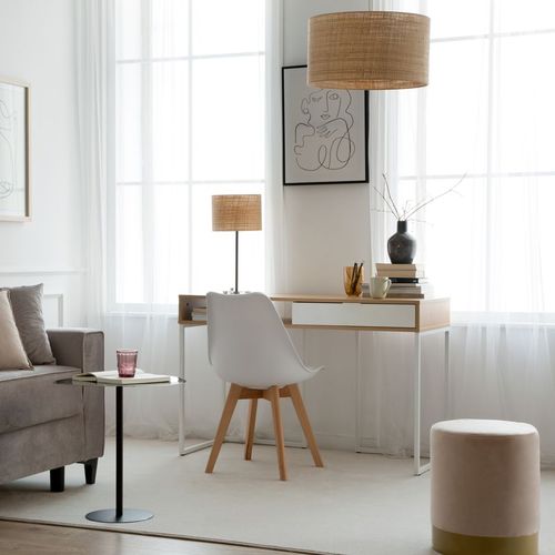 Bureau Effet Bois Chêne Marron 120x78