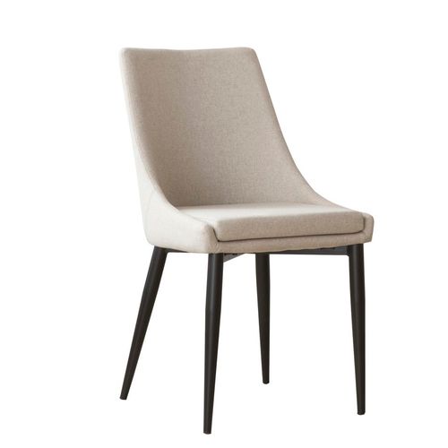 Chaise Rembourrée En Tapisserie Beige (613) 48x90