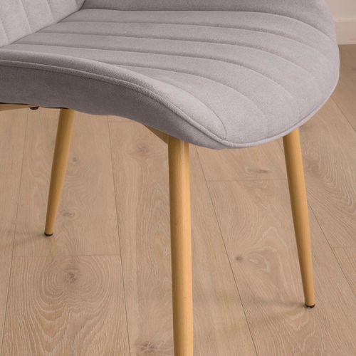 Chaise Rembourrée Tapissé Gris (616) 55x85