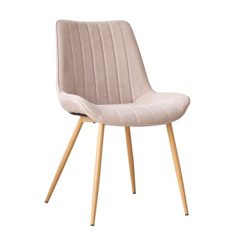 Chaise Rembourrée Tapissé Beige (615) 55x85