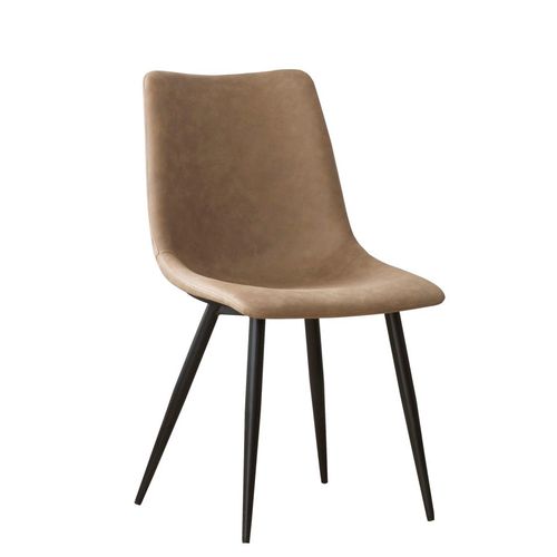 Chaise Rembourrée En Tapisserie Chameau (617) 44x87