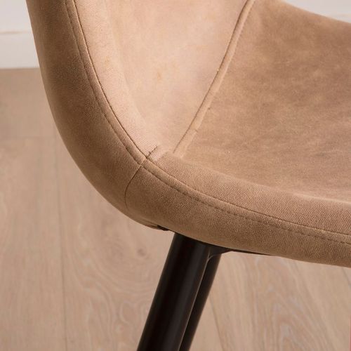 Chaise Rembourrée En Tapisserie Chameau (617) 44x87