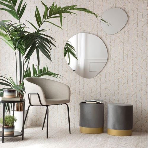 Miroir Planche à Particules Blanc 1x37