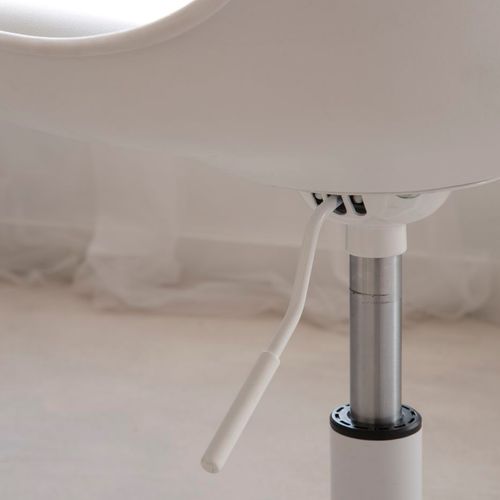 Chaise De Bureau Plastique Blanc 48x83