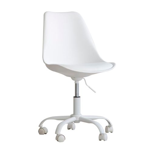 Chaise De Bureau Plastique Blanc 48x83