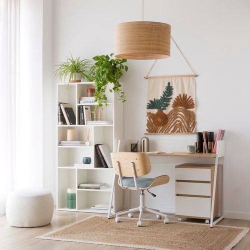 Chaise De Bureau Rembourrée En Mdf Vert (605) 61x87