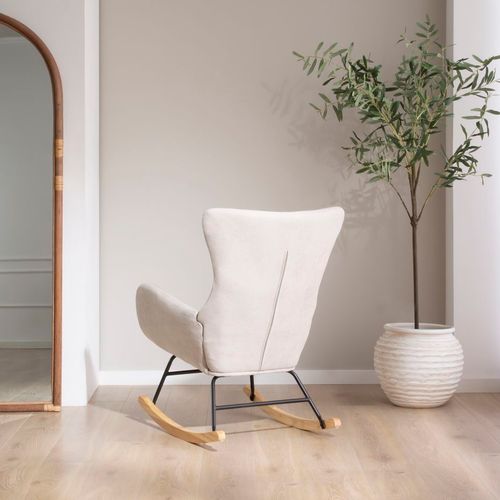 Fauteuil En Mdf Beige 92x80