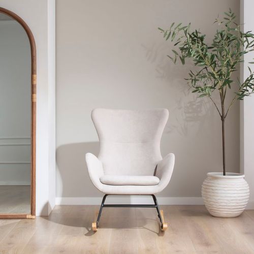 Fauteuil En Mdf Beige 92x80