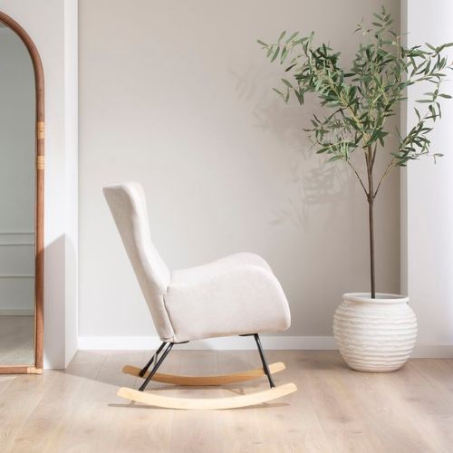 Fauteuil En Mdf Beige 92x80