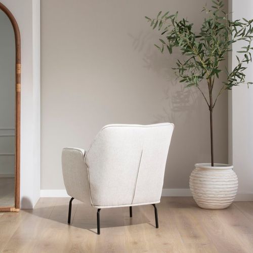 Fauteuil En Mdf Beige 76x76