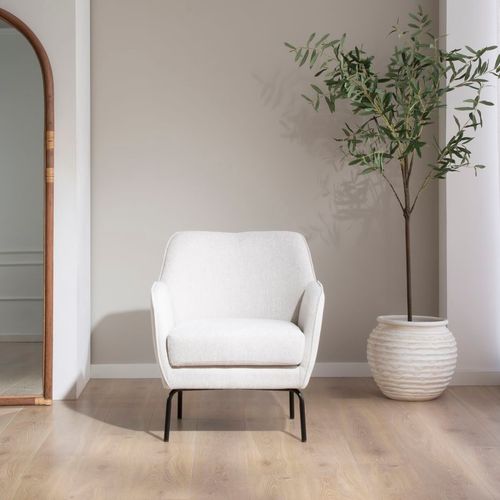 Fauteuil En Mdf Beige 76x76