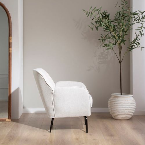 Fauteuil En Mdf Beige 76x76