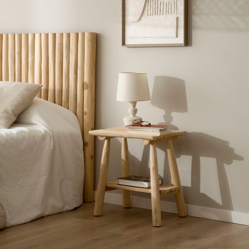 Table De Chevet En Bois Massif Naturel 50x55