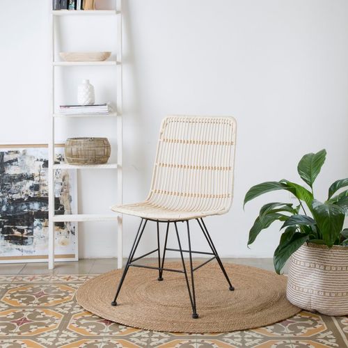 Chaise En Rotin Natural Core 50x90