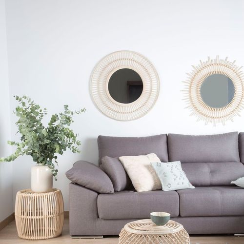 Miroir Rotin Naturel Amares