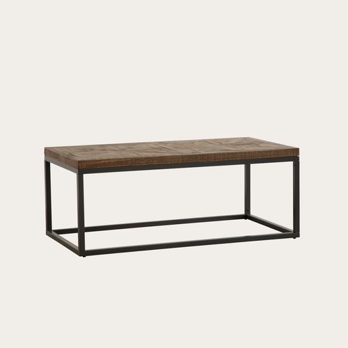 Table Basse En Bois Massif Et Métal
