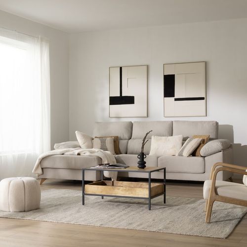 Table Basse En Bois Massif De Manguier Et Métal