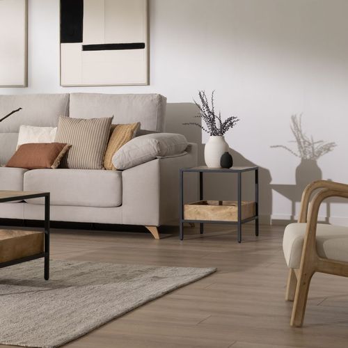 Table D'appoint En Bois Massif Naturel 45x50