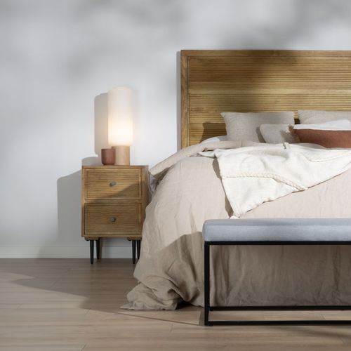 Banc Tapissé Gris 120x42