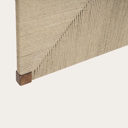 Tête De Lit En Bois Massif Noyer 162x80