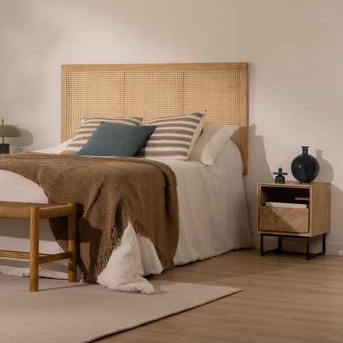 Tête De Lit En Rotin Naturel 162x80