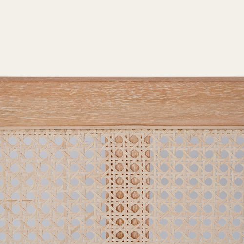 Tête De Lit En Rotin Naturel 162x80