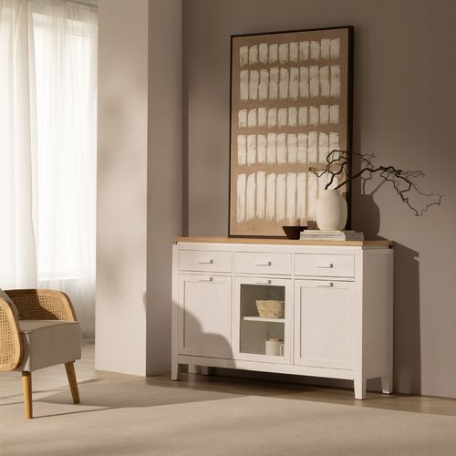 Buffet En Bois Massif Naturel