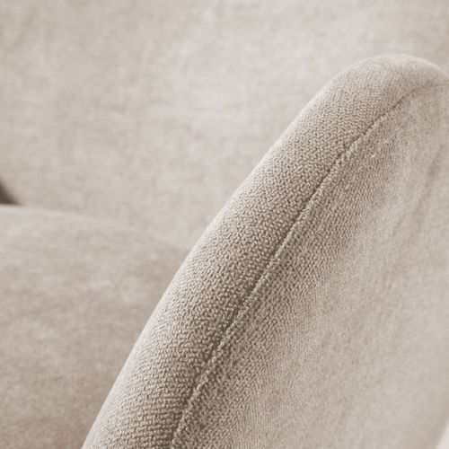 Fauteuil Effet Bois Beige 75x100