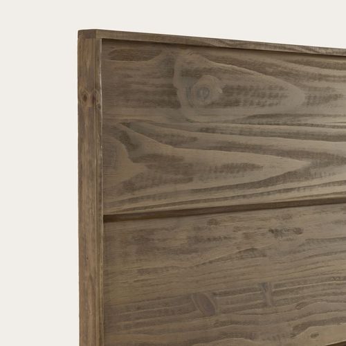Tête De Lit En Bois Massif Nogal Moka (ae9) 160x90