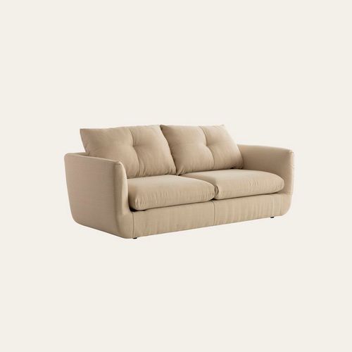 Canapé Textile Beige 199x87