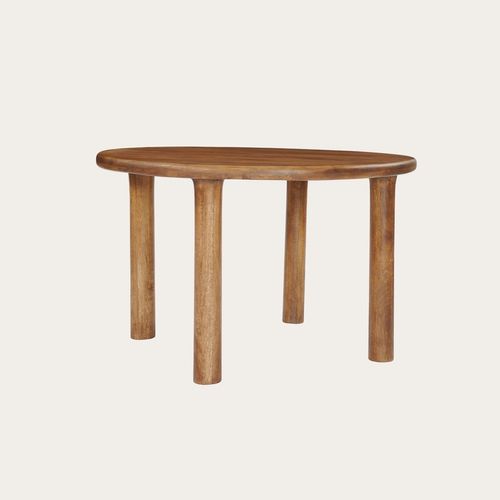 Table à Manger En Bois Massif Noyer Bourbon (g05) 120x76