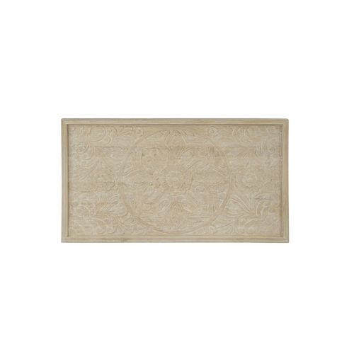 Tête De Lit En Bois Massif Naturel 160x90