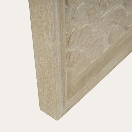 Tête De Lit En Bois Massif Naturel 160x90