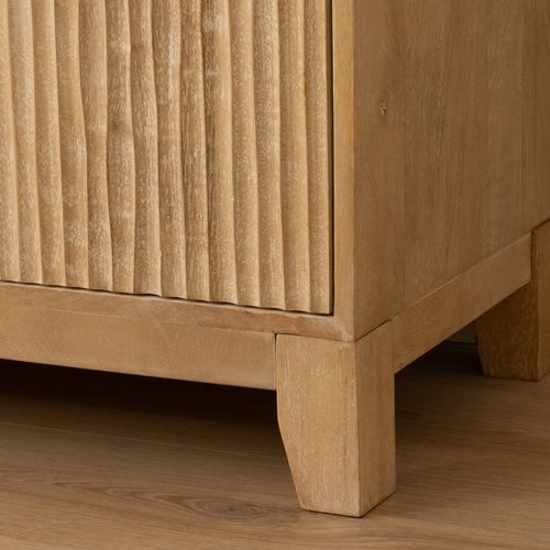 Buffet En Bois Massif Naturel 180x70