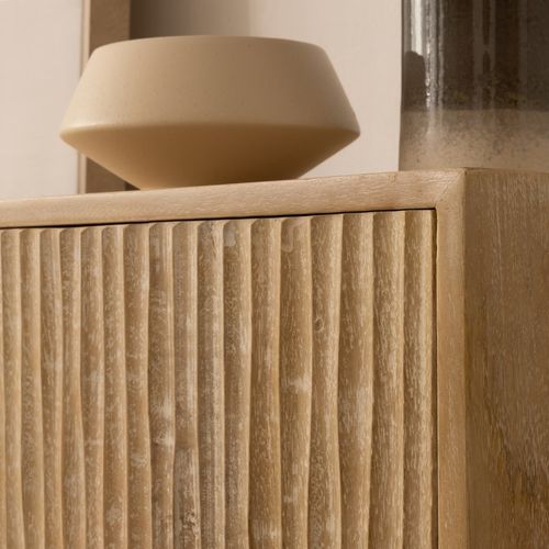 Buffet En Bois Massif Naturel 180x70