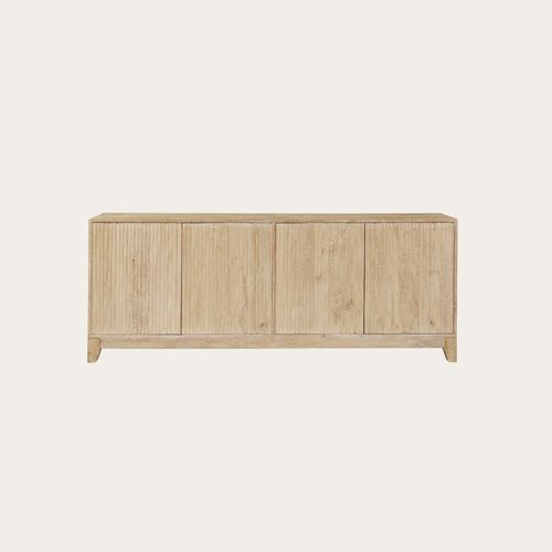 Buffet En Bois Massif Naturel 180x70