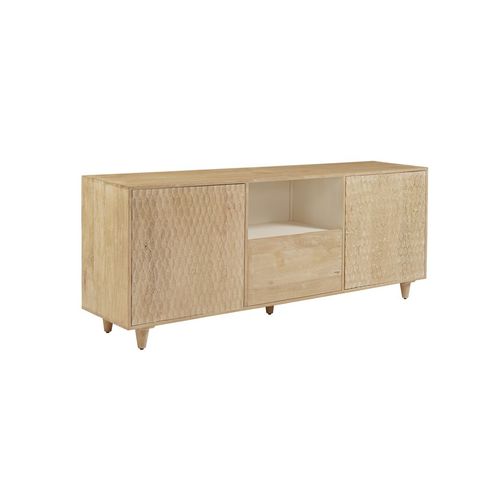 Buffet En Bois Massif Naturel 180x70