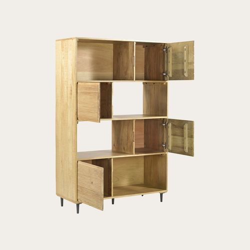 Boreal Étagère En Bois De Manguier Massif Et Métal