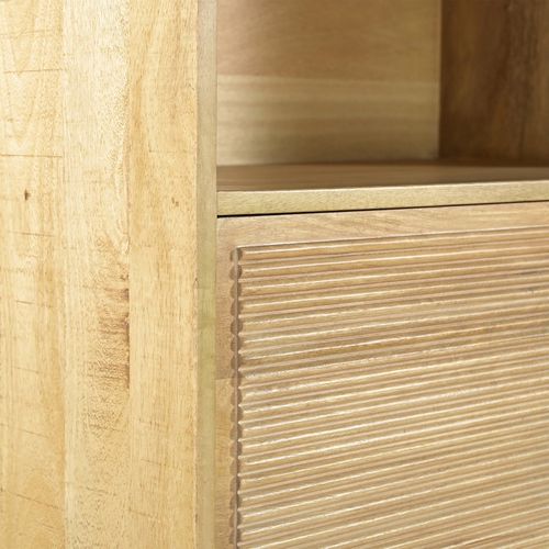 Boreal Étagère En Bois De Manguier Massif Et Métal