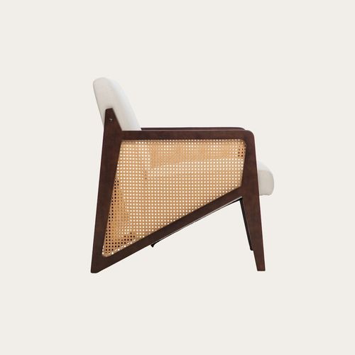 Fauteuil En Bois Massif Noyer 64x84