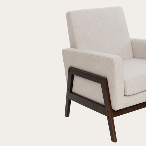 Fauteuil En Bois Massif Noyer 75x85